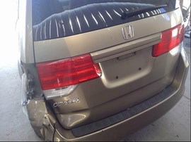 2008 HONDA ODYSSEY, GOLD, EX-L MODEL, 3.5L, AT, FWD,  A25176